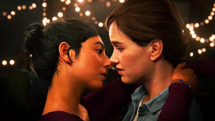 Ellie and Dina from The Last Of Us Part 2
