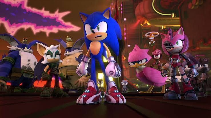Sonic and team in Sonic Prime season 3