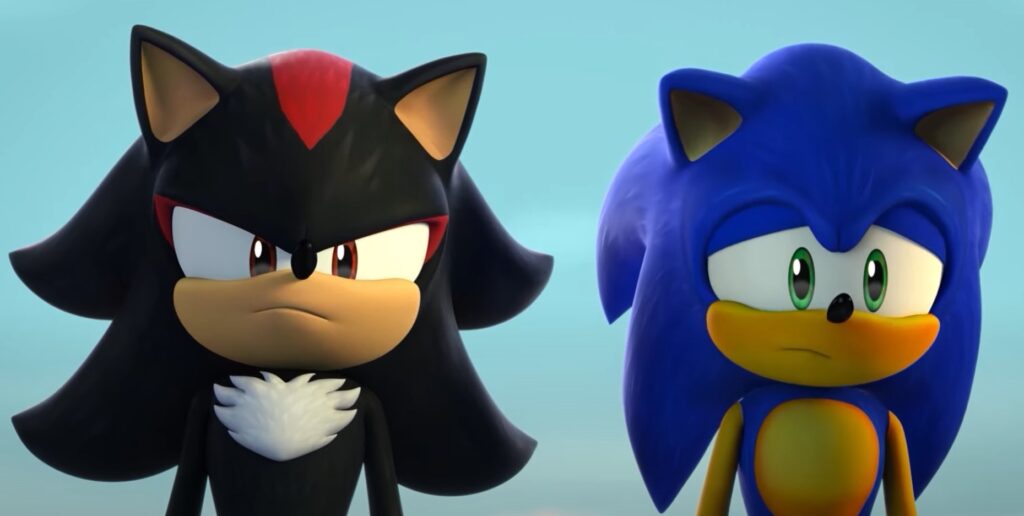 Sonic and Shadow in Sonic Prime season 3 