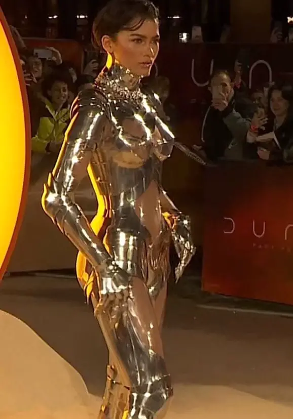 Zendaya during the premiere of Dune 2