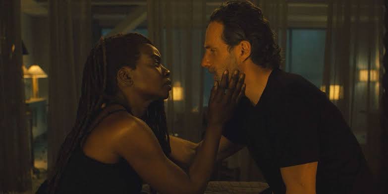 Rick and Michonne in The Ones Who Live 