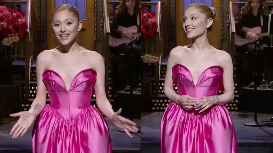 Ariana Grande opens the SNL 