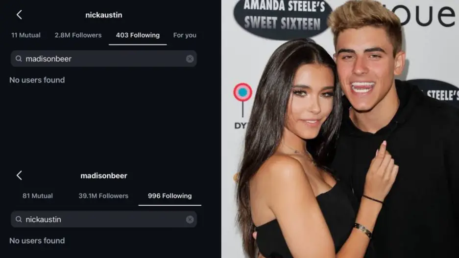 Madison Beer Nick Austin Split